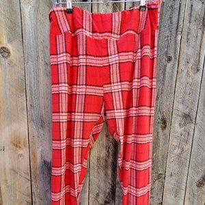 LulaRoe Plaid Leggings TC2
